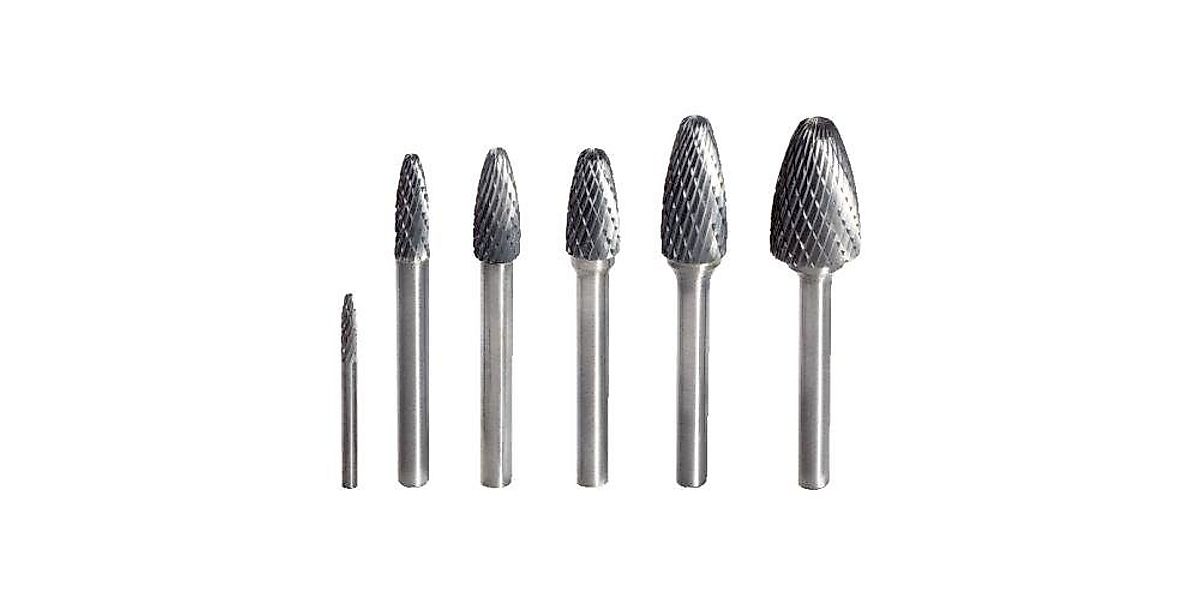 KS Tools Fräser-Set HM Rundbogen-Frässtift Form günstig online kaufen