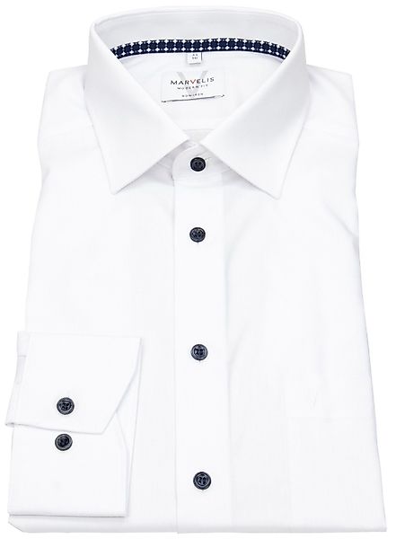 MARVELIS Businesshemd Modern Fit leicht tailliert günstig online kaufen