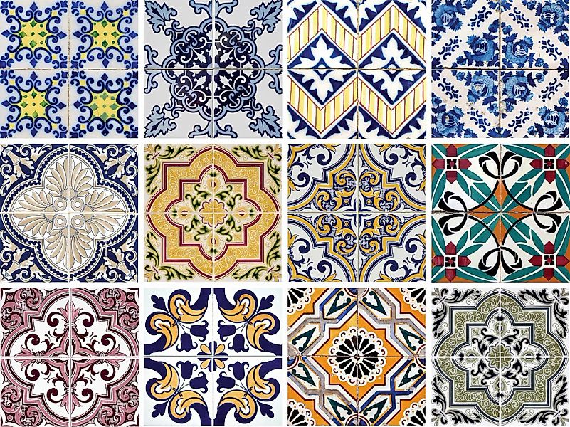 Home affaire Fliesenaufkleber Ornamente (12 St), günstig online kaufen