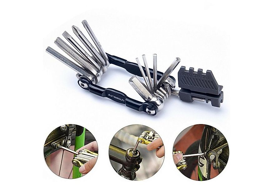 Olotos Fahrradwerkzeugset Multitool 14 in 1 Fahrrad Werkzeug Multifunktions günstig online kaufen