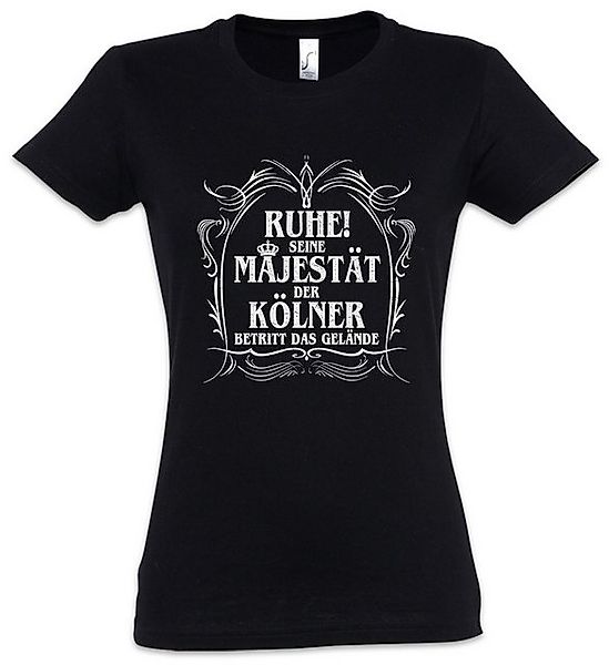 Urban Backwoods Print-Shirt Seine Majestät Der Kölner Damen T-Shirt Nordrhe günstig online kaufen