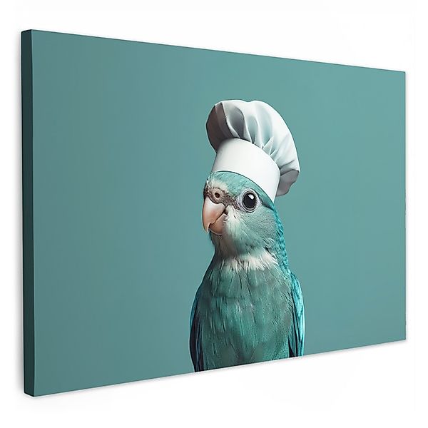 OneMillionCanvasses® Leinwandbild Wellensittich - Vogel - günstig online kaufen
