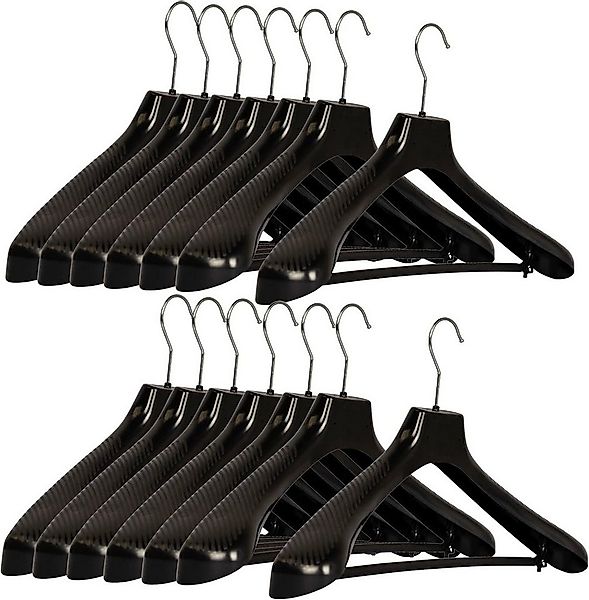 RSR Hangers Kleiderbügel SM 45 cm mit Hosensteg Anti-Rutsch Schwarz 360° Ha günstig online kaufen
