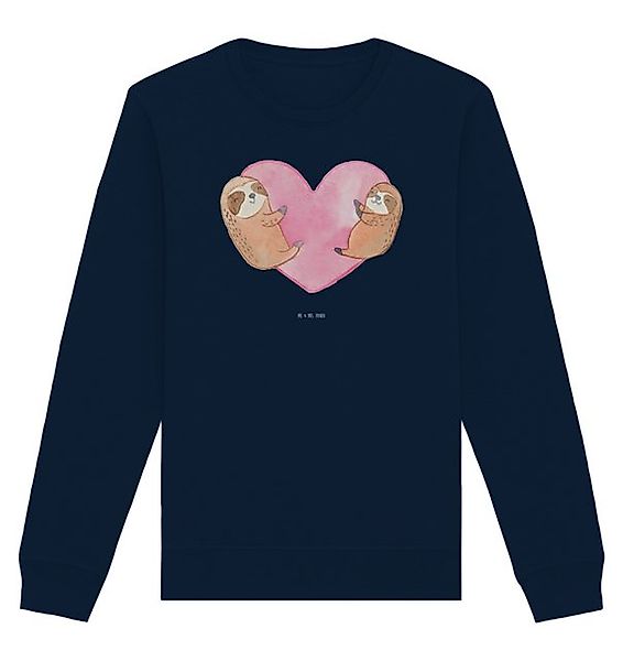 Mr. & Mrs. Panda Longpullover Faultiere Herz Größe XL - French Navy - Gesch günstig online kaufen