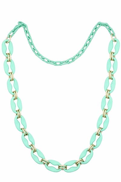 COLLEZIONE ALESSANDRO Lange Kette "Blue Breeze", sommerliche Gliederkette günstig online kaufen