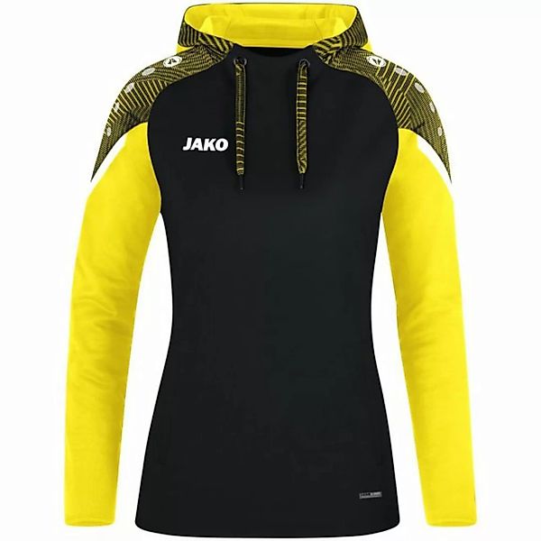 Jako Kapuzensweatshirt Kapuzensweat Performance schwarz/soft yellow günstig online kaufen