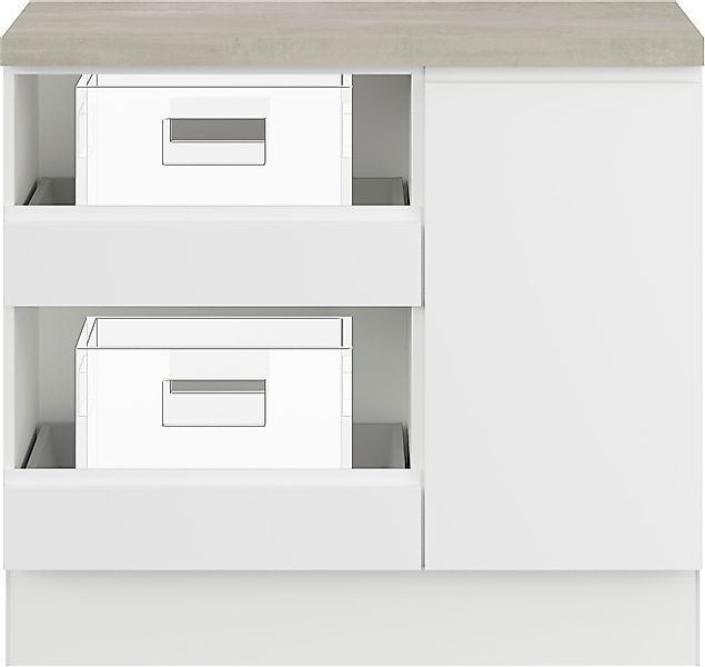 IMPULS KÜCHEN Mehrzweckschrank-Set "Warschau", (4 St.), Vielfältige Variant günstig online kaufen