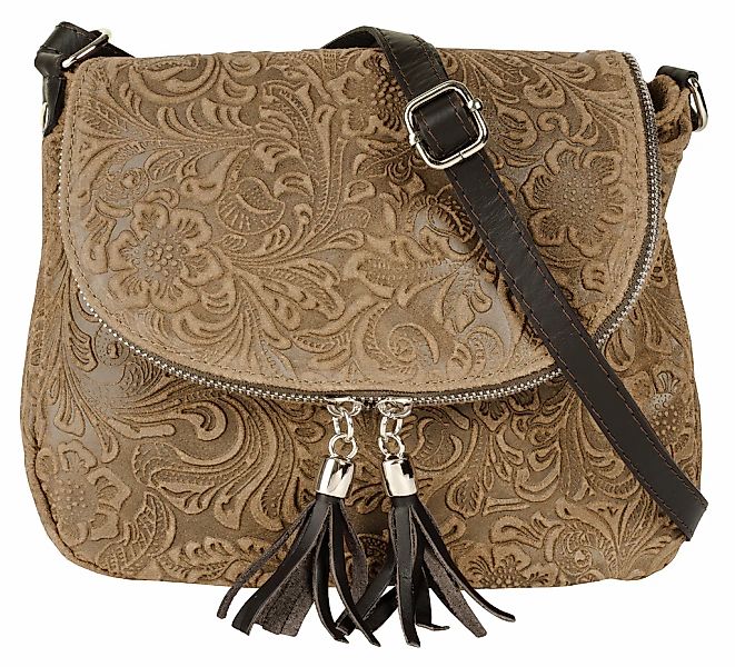Samantha Look Umhängetasche echt Leder, Made in Italy günstig online kaufen