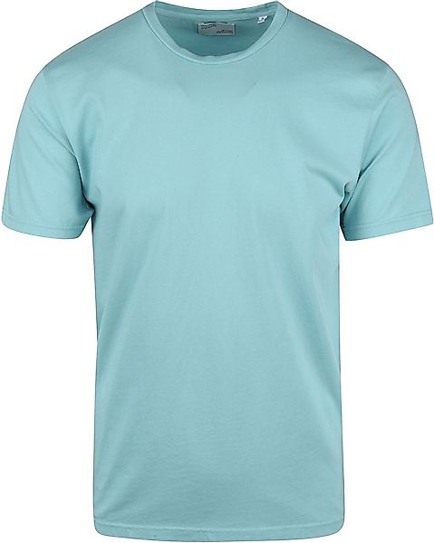 Colorful Standard Organisch T-shirt Blau - Größe L günstig online kaufen