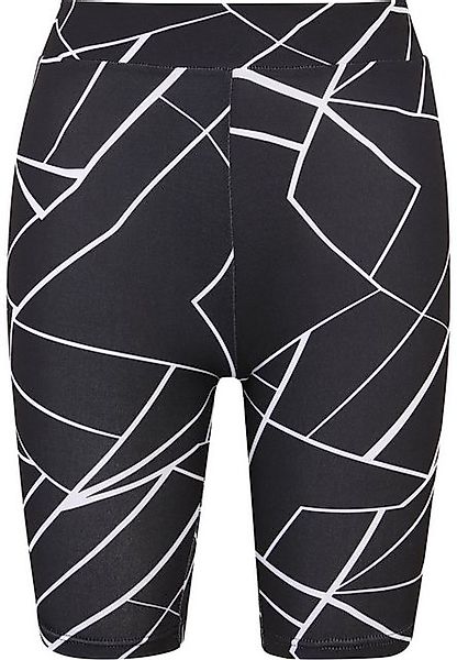 URBAN CLASSICS Stoffhose Urban Classics Damen Ladies AOP Cycle Shorts 2-Pac günstig online kaufen
