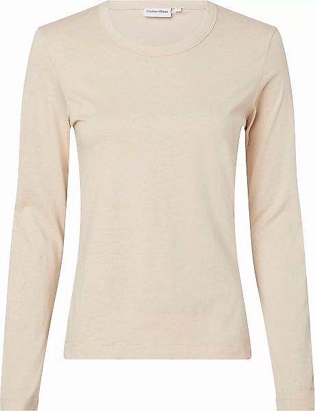 Calvin Klein Langarmshirt "SMOOTH COTTON CREW NECK TEE LS", mit Runhalsauss günstig online kaufen