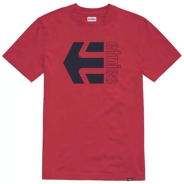 Etnies Corp Combo Kurzärmeliges T-shirt M Red / Black günstig online kaufen