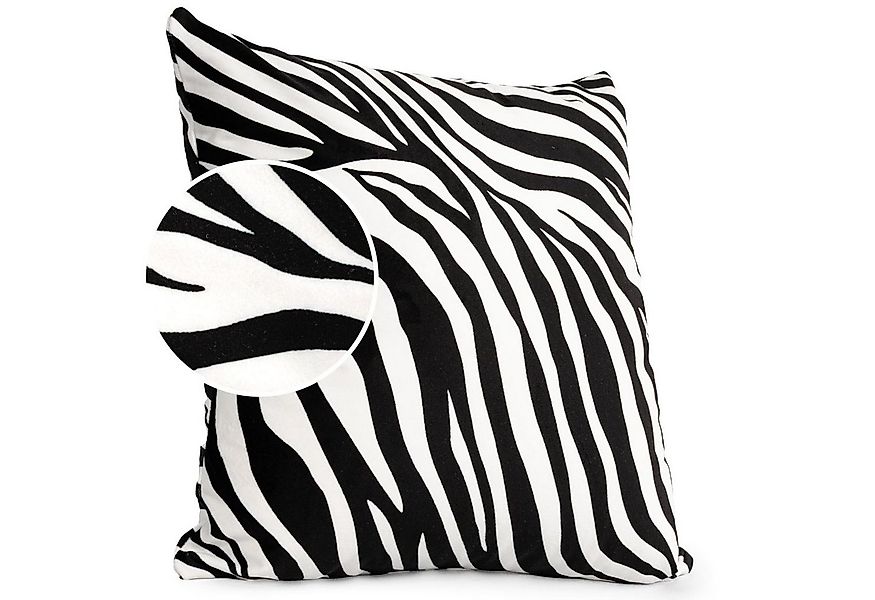 ANRO Dekokissen Verschiedene Kissenbezug Velours mit Motiv Zierkissen, Micr günstig online kaufen