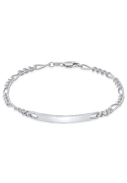 Kuzzoi Armband Herren ID Platte Figaro günstig online kaufen