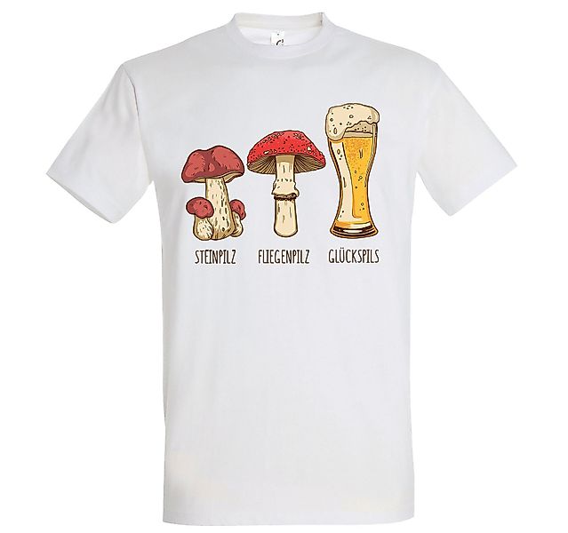 Youth Designz Print-Shirt Herren T-Shirt Glückspils günstig online kaufen