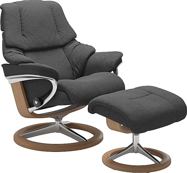 Stressless® Relaxsessel »Reno«, (Set, Relaxsessel mit Hocker), mit Hocker, günstig online kaufen
