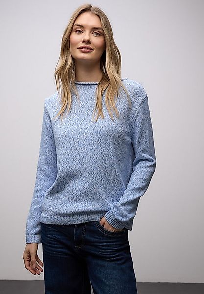 STREET ONE Strickpullover im Two-Tone-Look günstig online kaufen