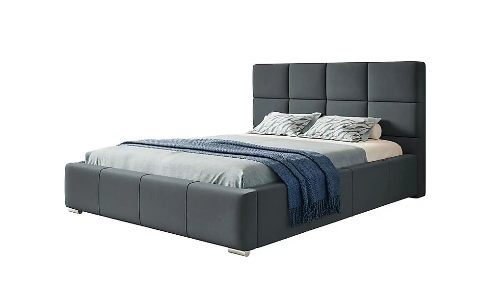 Polsterbett mit Stauraum Poole ¦ grau ¦ Maße (cm): H: 104 Betten > Polsterb günstig online kaufen