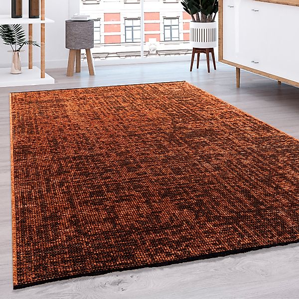 Paco Home Teppich »Melbourne 690«, rechteckig, 4 mm Höhe, Flachgewebe, mode günstig online kaufen