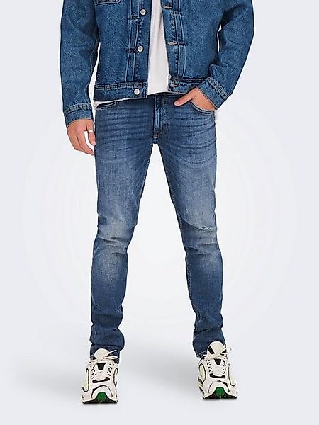 ONLY & SONS Slim-fit-Jeans Slim Fit Jeans Destroyed Denim Stretch Pants ONS günstig online kaufen