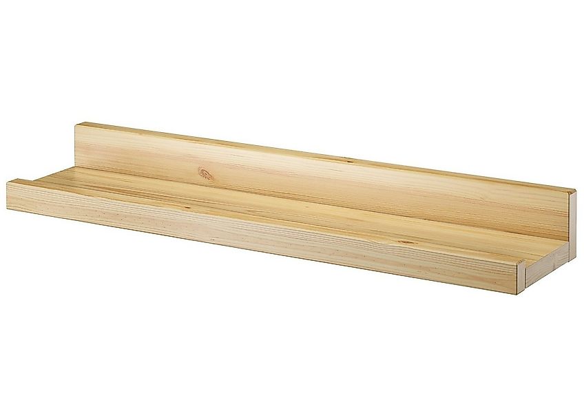 ERST-HOLZ Wandregal Wandregal 70 Holz Kiefer Bilderleiste günstig online kaufen