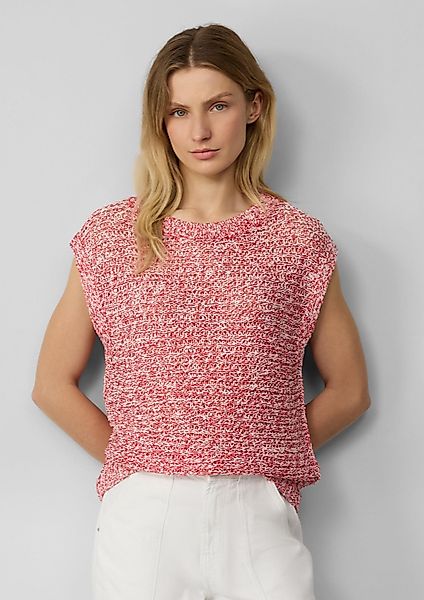 s.Oliver Kurzarmpullover Strickpullover (1-tlg) günstig online kaufen
