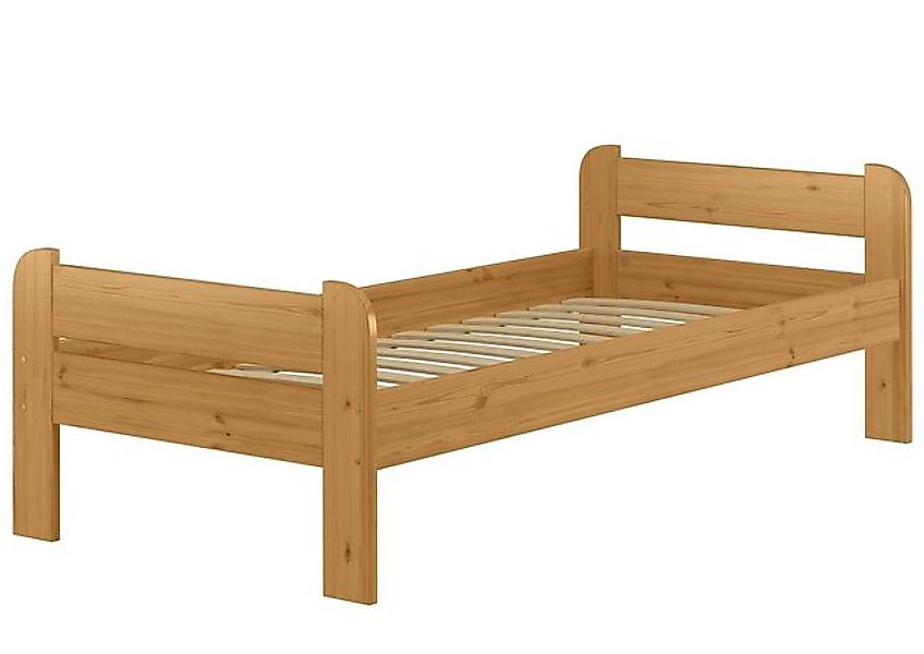 ERST-HOLZ Bett Einzelbett Echtholzbett Kiefer Massiv günstig online kaufen