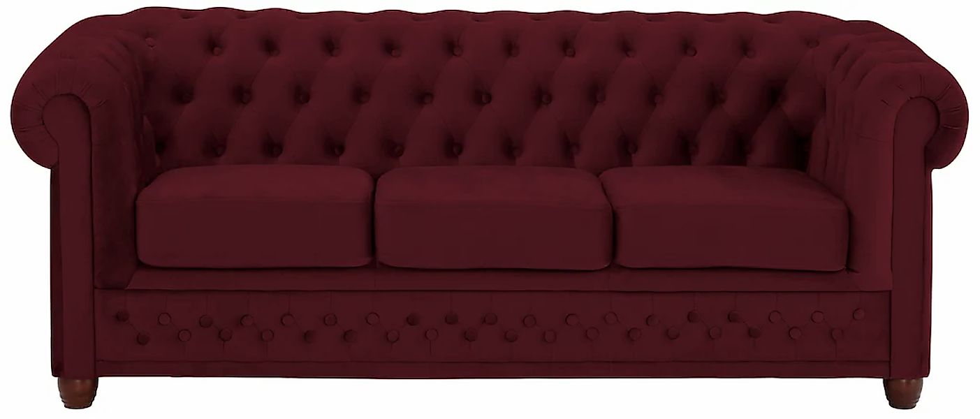 Home affaire Chesterfield-Sofa "New Castle", mit hochwertiger Knopfheftung günstig online kaufen