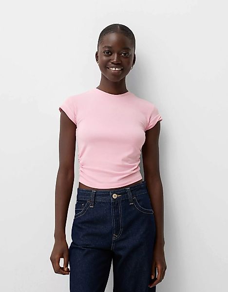 Bershka T-Shirt Damen Xs Rosa günstig online kaufen