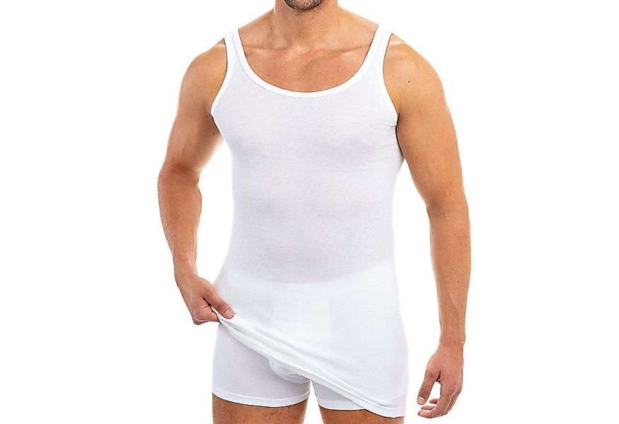 HERMKO Unterhemd 3007 extralanges Herren Unterhemd (10 cm) Achselhemd aus B günstig online kaufen