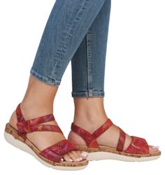 Remonte Keilsandalette, Sommerschuh, Klettschuh, Riemchensandale mit Softfu günstig online kaufen