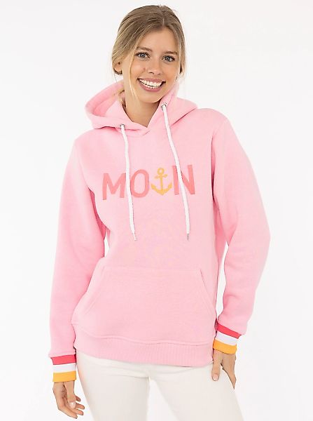 Zwillingsherz Hoodie ""Rahel"", mit "MOIN" und Anker Stickerei, kontrastfar günstig online kaufen