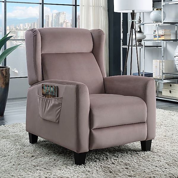 ATLANTIC home collection TV-Sessel "Timon" klassischer Ohrensessel mit Rela günstig online kaufen