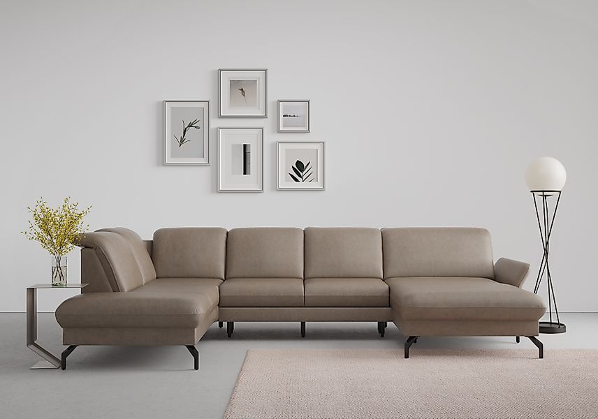 sit&more Wohnlandschaft »Fashion U-Form« wahlweise mit Kopfteilverstellung, günstig online kaufen