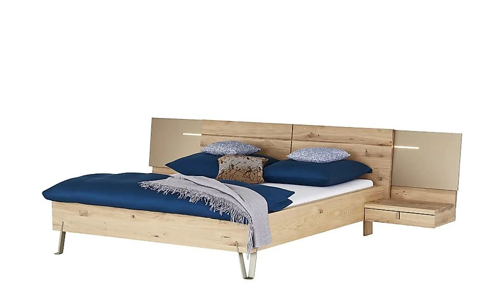 Bettanlage  Kaja ¦ holzfarben ¦ Maße (cm): B: 322 H: 95 Betten > Doppelbett günstig online kaufen