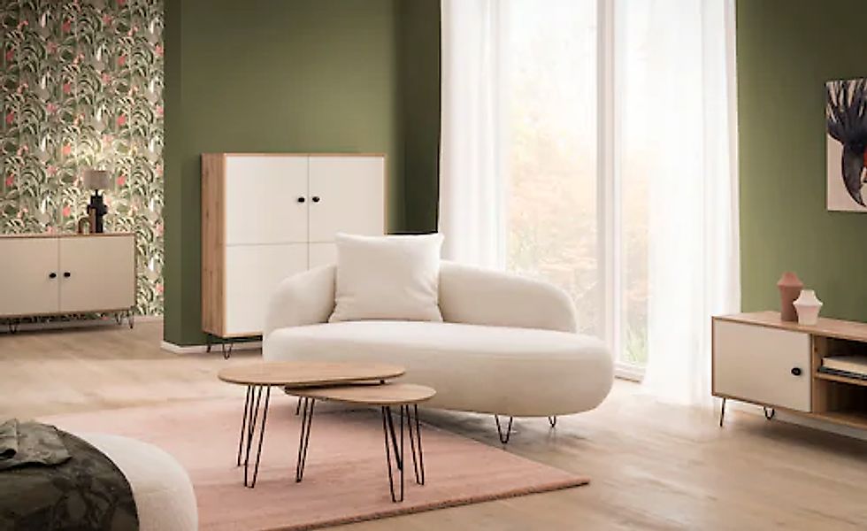 LOOKS by Wolfgang Joop Couchtisch »Looks Organic«, Mit ovaler Tischplatte u günstig online kaufen