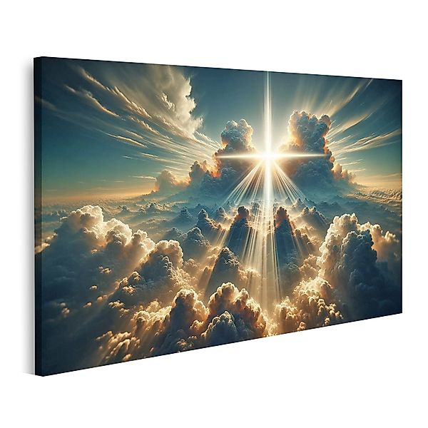 islandburner Leinwandbild Ruhige Jesus Christus Figur günstig online kaufen