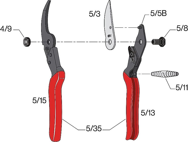 FELCO Gartenschere Felco 5 Gartenschere Rebschere günstig online kaufen