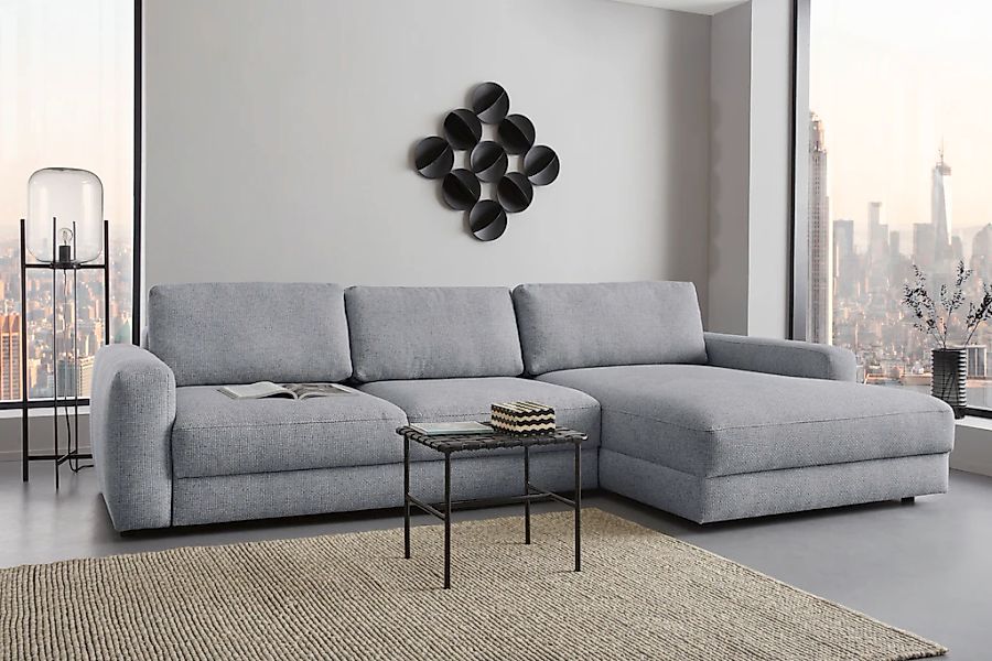Home affaire Ecksofa "Bloomfield, bequem und elegant, Breite 303cm, L-Form" günstig online kaufen