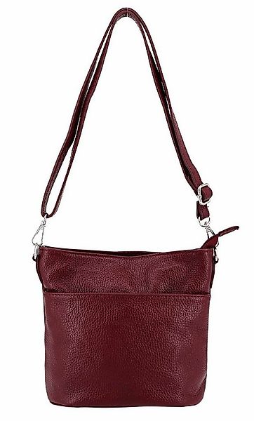 ITALYSHOP24 Schultertasche Made in Italy DAMEN LEDER TASCHE Crossbody Umhän günstig online kaufen