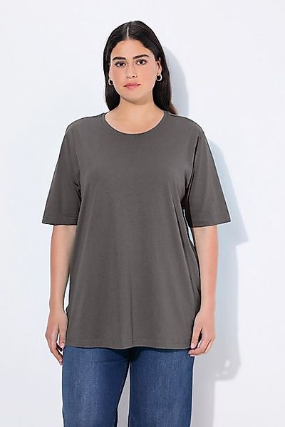 Ulla Popken T-Shirt T-Shirt Rundhalsausschnitt Relaxed Halbarm günstig online kaufen