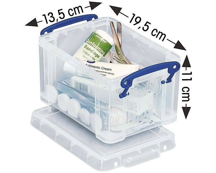 REALLYUSEFULBOX Aufbewahrungsbox, 1,6 Liter, verschließbar und stapelbar günstig online kaufen