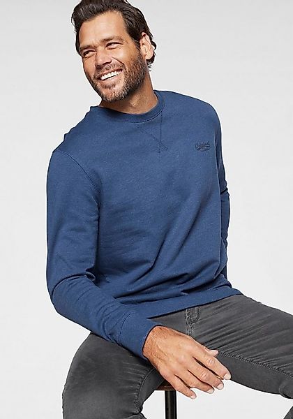 Man's World Sweatshirt Langarm, Basic-Stil, unifarben, Rundhalsausschnitt günstig online kaufen