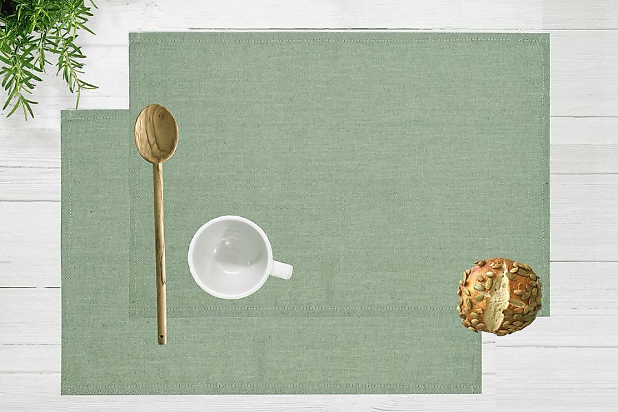 my home Platzset "Aolva" 45 x 30 cm, Strukturiert, modern, basic, Esszimmer günstig online kaufen