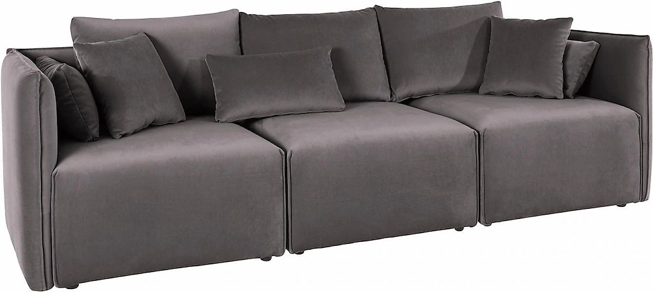 OTTO home 3-Sitzer "Nöre" 3 Teile, in vielen Bezugsqualitäten und Farben s. günstig online kaufen