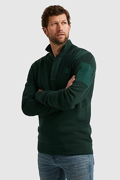 PME Legend Half Zip Pullover Dunkelgrün - Größe 3XL günstig online kaufen