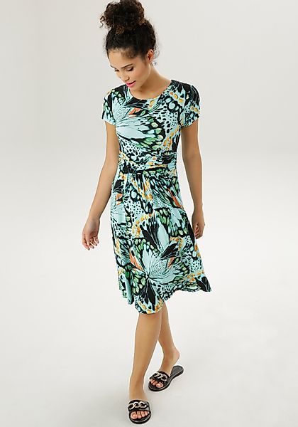 Aniston SELECTED Sommerkleid mit extravagantem Druck günstig online kaufen