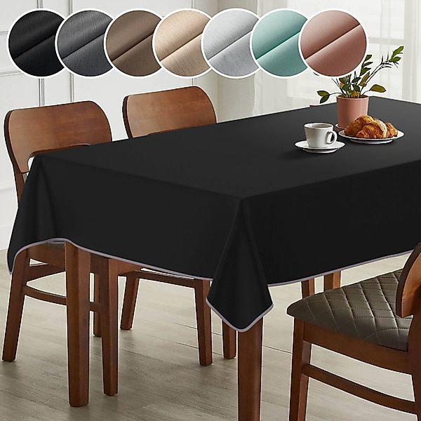 ANRO Tischdecke Hochwertig Tischwäsche mit Beschichtung günstig online kaufen