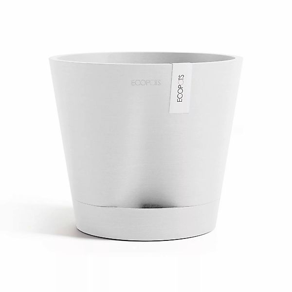 Ecopots Pflanztopf Venice 2 Weiß 20 cm x 17,5 cm günstig online kaufen