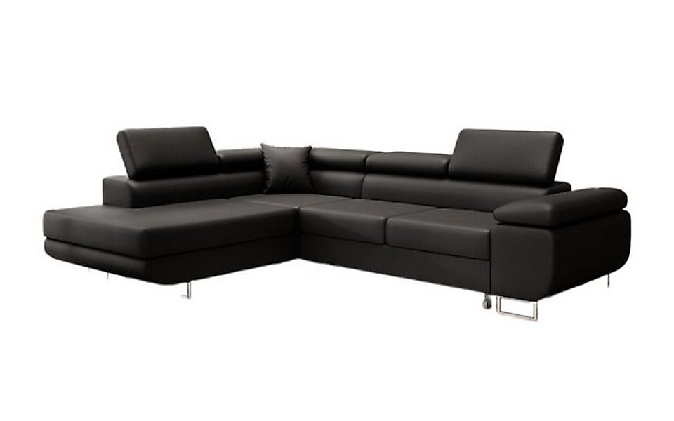 Luxusbetten24 Schlafsofa Designer Sofa Aston Kunstleder, mit Stauraum und S günstig online kaufen